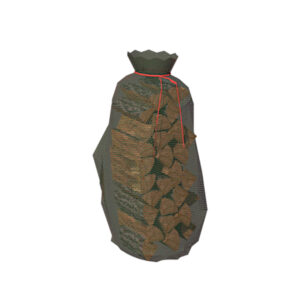 Net Bag Wood Storage bag