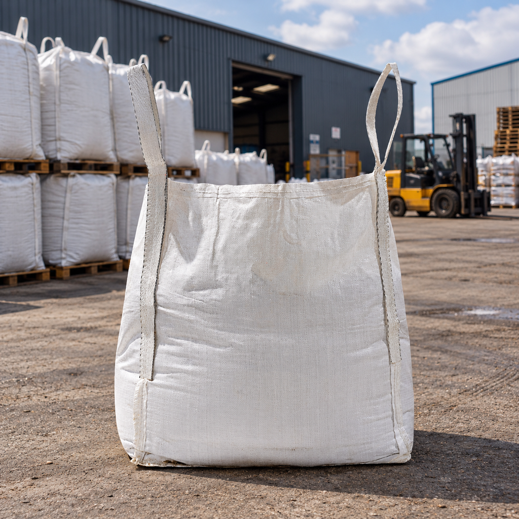 bulk bag in yard
