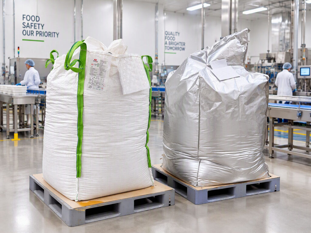 food grade bags in factory